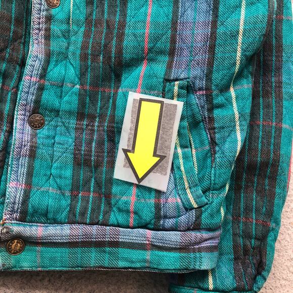 Vintage Rugged Gear Extra Tough Strong Parelli Reversible Denim Jacket Womens XL - Picture 10 of 16